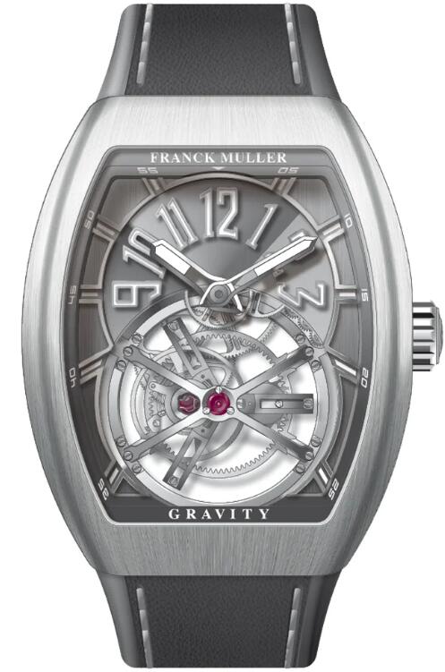 Best FRANCK MULLER Vanguard Gravity Tourbillon Brushed Steel V 45 T GR CS (TT) (BR AC) (TT.BLC ACBR) Replica Watch